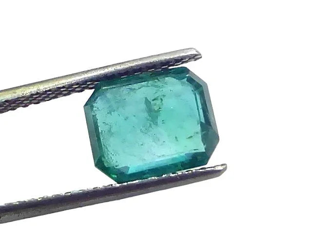 3.09 Ct GII Certified Untreated Natural Zambian Emerald Panna AAA - Venus Gems