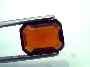 3.09 Ct Untreated Natural Ceylon Gomedh/Hessonite Gems for Rahu