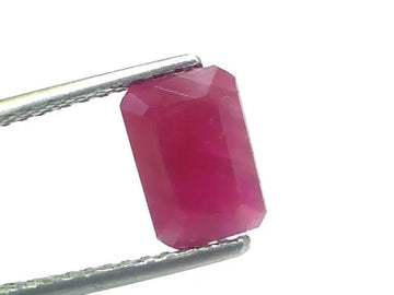 3.08 Ct Certified Unheated Untreated Natural New Burma Ruby