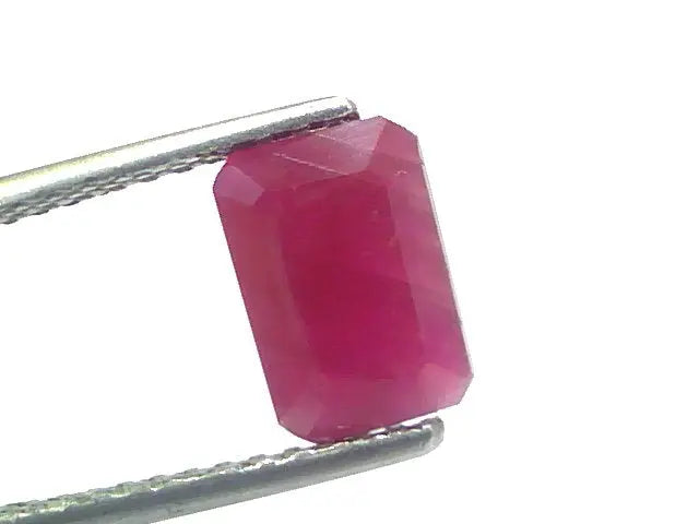 3.08 Ct Certified Unheated Untreated Natural New Burma Ruby