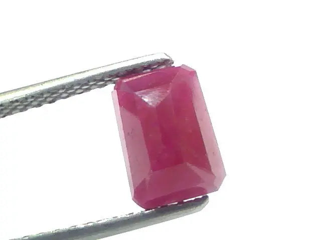 3.08 Ct Certified Unheated Untreated Natural New Burma Ruby