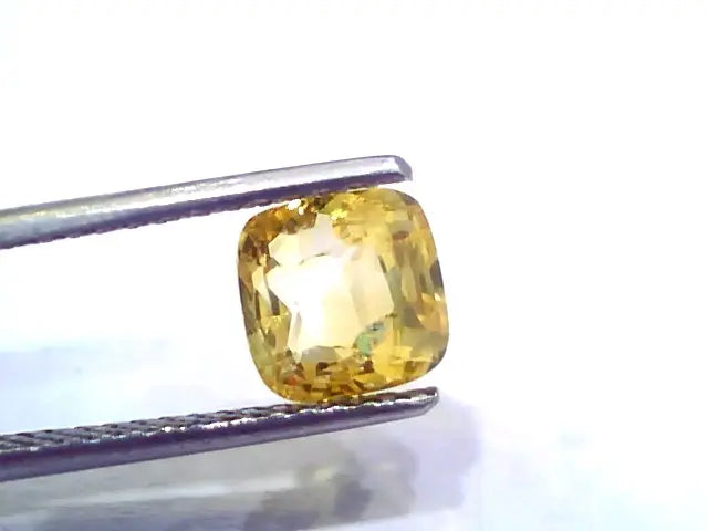 3.09 Ct Unheated Untreated Natural Ceylon Yellow Sapphire Gems AAA