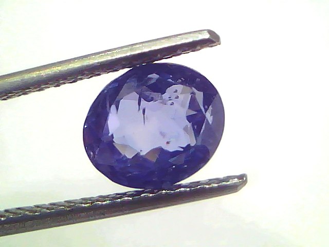 3.09 Ct 3.4 Ratti IGI Certified Unheated Untreated Natural Ceylon Blue Sapphire