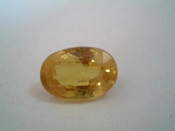 3.1 CT PREMIUM NATURAL BANGKOK YELLOW SAPPHIRE GEMS,REAL PUKHRAJ