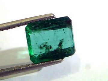 3.19 Ct Unheated Untreated Natural Zambian Emerald Gemstone AA