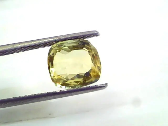 3.11 Ct 5.25 Ratti Unheated Untreated Natural Ceylon Yellow Sapphire