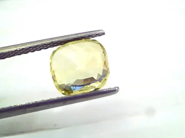 3.11 Ct 5.25 Ratti Unheated Untreated Natural Ceylon Yellow Sapphire