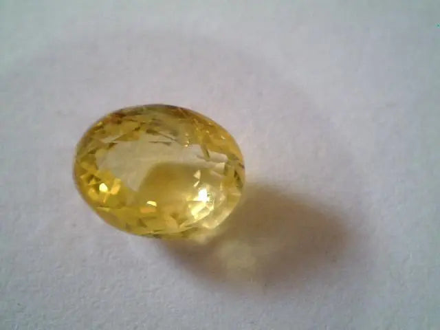 3.1 Ct Unheated Untreated Natural Ceylon Yellow Sapphire Pukhraj
