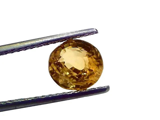 3.11 Ct IGI Certified Unheated Untreated Natural Ceylon Yellow Sapphire AAA - Venus Gems