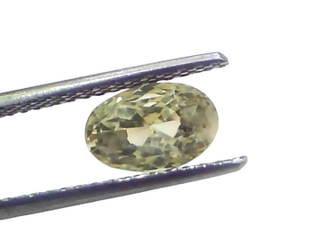 3.11 Ct Certified Unheated Untreated Natural Ceylon Yellow Sapphire