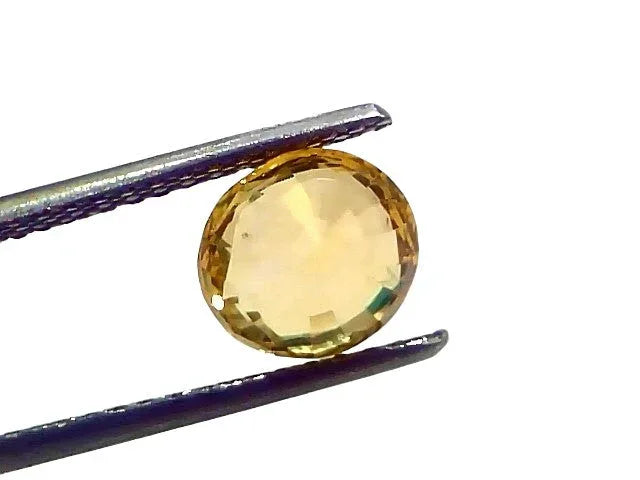 3.11 Ct IGI Certified Unheated Untreated Natural Ceylon Yellow Sapphire AAA - Venus Gems