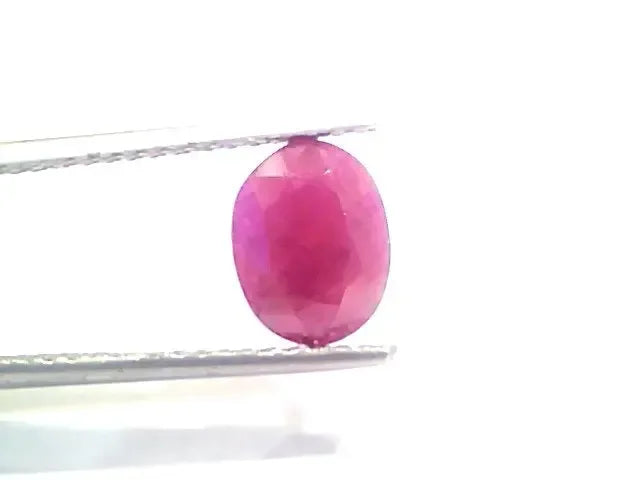 3.16 Ct Certified Unheated Untreated Natural New Burma Ruby - Venus Gems
