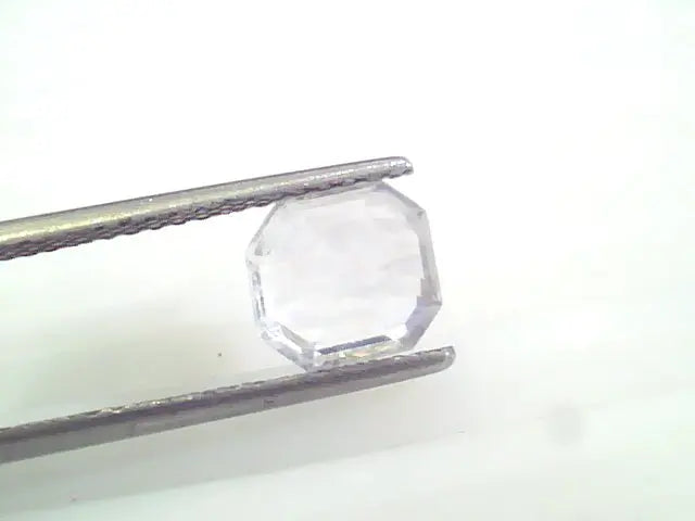 3.12 Ct Unheated Untreated Natural Premium White Sapphire Gemstone