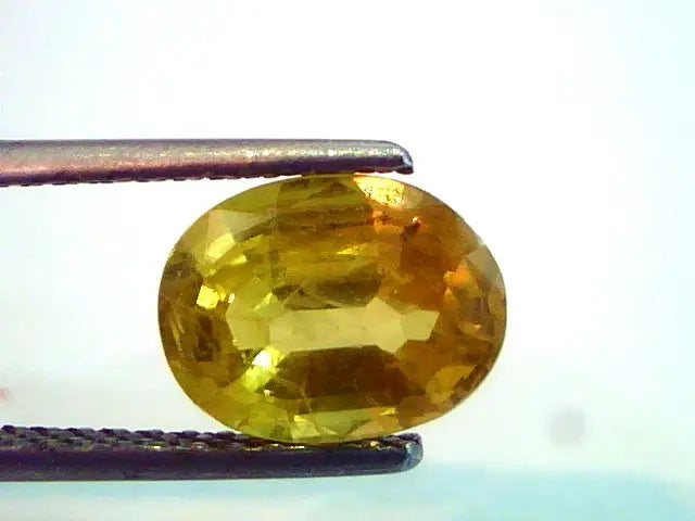 3.12 Ct Natural Yellow Sapphire Pukhraj Jupiter Gemstone(Heated)