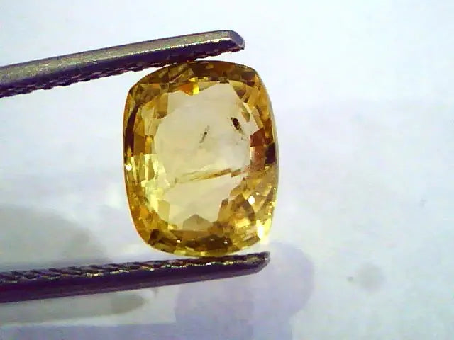 3.11 Ct 5.25 Ratti Unheated Untreated Natural Ceylon Yellow Sapphire