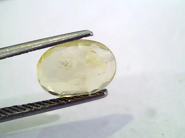 3.11 Ct Unheated Untreated Natural Ceylon Yellow Sapphire Gems