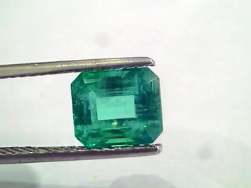 3.13 Ct Untreated Natural Zambian Emerald Gemstone Panna AAAAA
