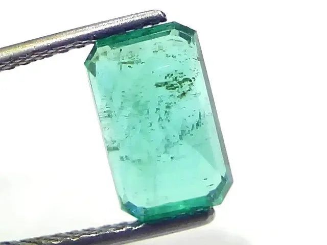 3.13 Ct GII Certified Untreated Natural Zambian Emerald Gemstones - Venus Gems