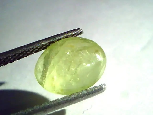 3.14 Ct Certified Untreated Natural Chrysoberyl Cats Eye,Lehsunia