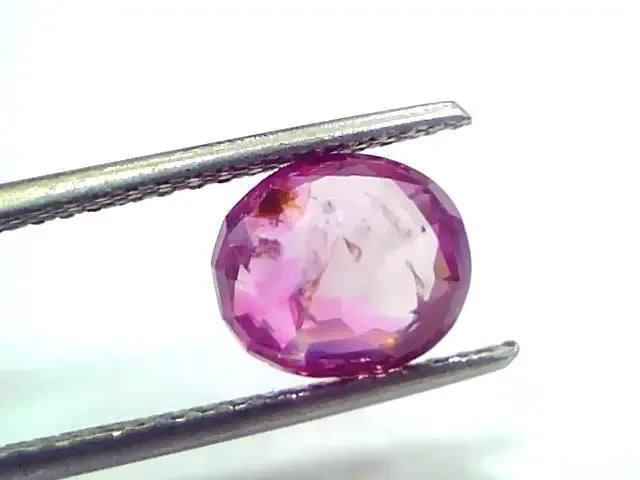 3.14 Ct GII Certified Unheated Untreated Natural Old Burma Ruby AAA - Venus Gems