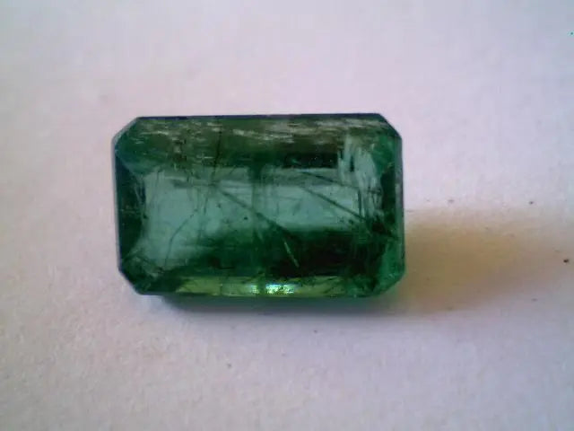 3 Ct Top Quality Natural Emerald Cut Zambian Natural Emerald Gem