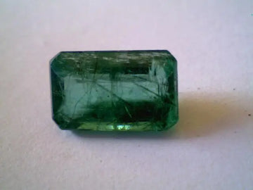 3 Ct Top Quality Natural Emerald Cut Zambian Natural Emerald Gem