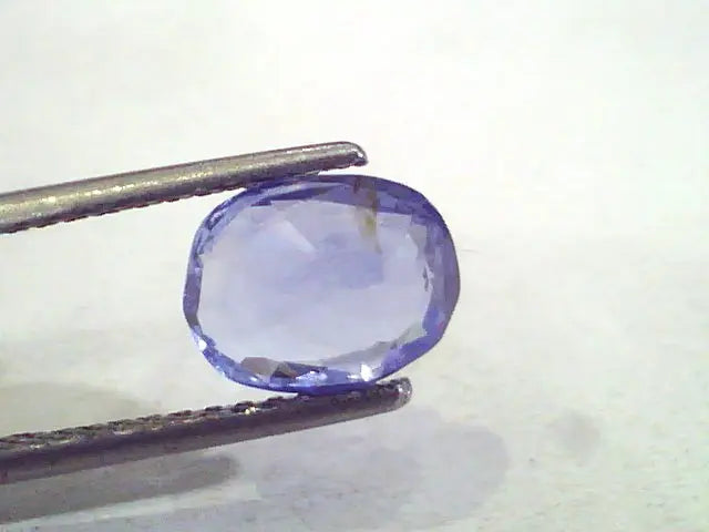 3.19 Ct Unheated Untreated Natural Ceylon Blue Sapphire Neelam Gems