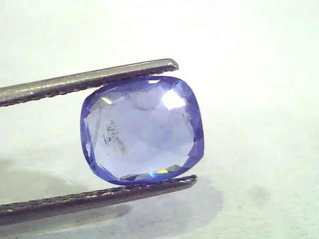 3.19 Ct Unheated Untreated Natural Ceylon Blue Sapphire Neelam Gems