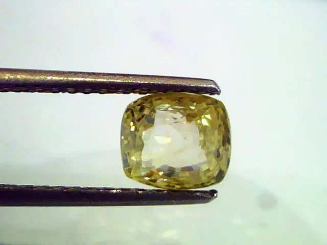 3.15Ct Unheated Untreated Natural Ceylon Yellow Sapphire,Pukhraj