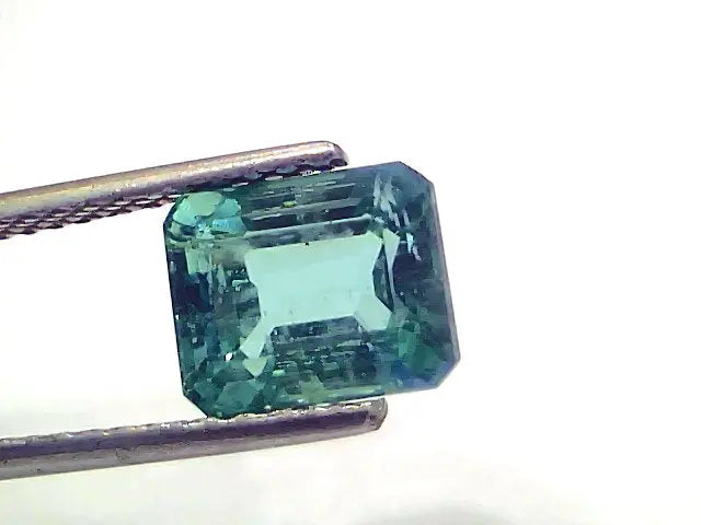 3.15 Ct GII Certified Untreated Natural Zambian Emerald Gemstone AAAAA