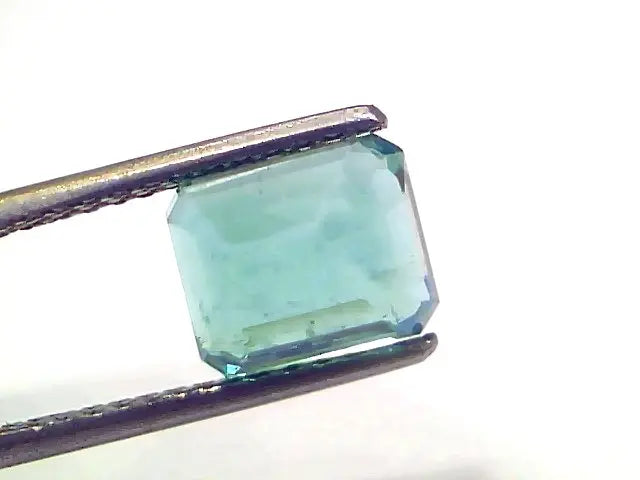 3.15 Ct GII Certified Untreated Natural Zambian Emerald Gemstone AAAAA