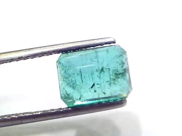 3.15 Ct GII Certified Untreated Natural Zambian Emerald Gems AAAAA