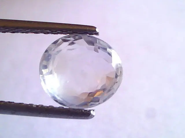 3.12 Ct Unheated Untreated Natural Ceylon White Sapphire