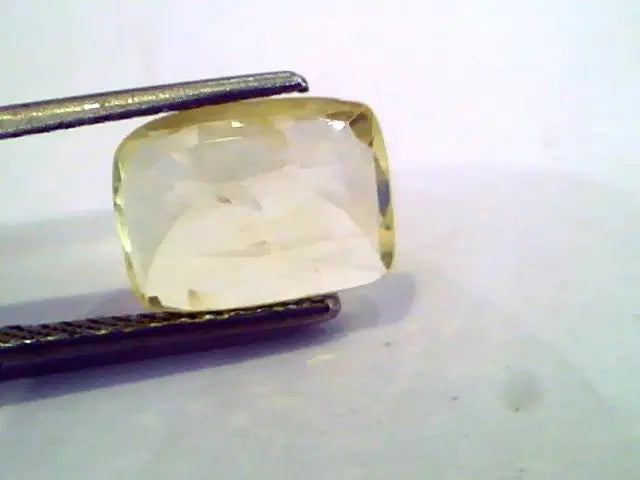 3.21 Ct Unheated Untreated Natural Ceylon Yellow Sapphire Pukhraj