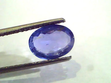 3.16 Ct Unheated Untreated Natural Srilankan Blue Sapphire Neelam