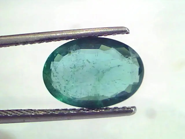 3.16 Ct IGI Certified Untreated Natural Zambian Emerald Gemstone AAA