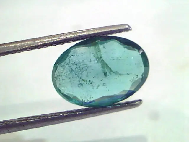 3.16 Ct IGI Certified Untreated Natural Zambian Emerald Gemstone AAA