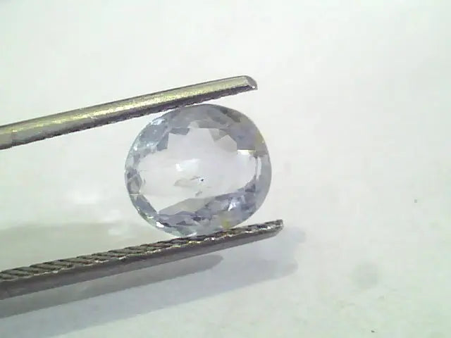 3.18 Ct Unheated Untreated Natural White Sapphire Gemstone