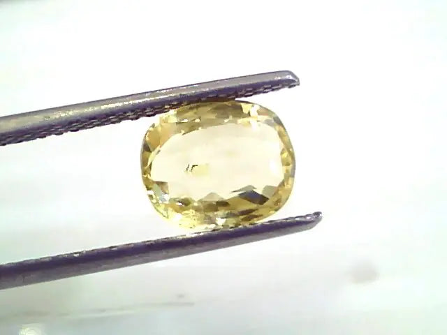 3.16 Ct 5.25 Rt Unheated Untreated Natural Srilankan Yellow Sapphire