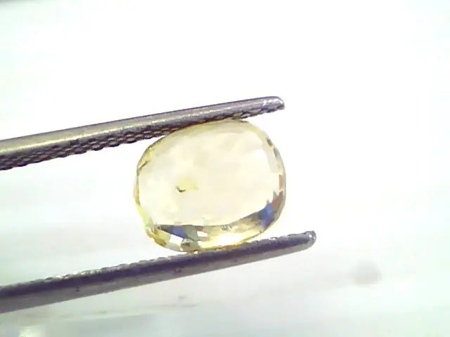 3.16 Ct 5.25 Rt Unheated Untreated Natural Srilankan Yellow Sapphire