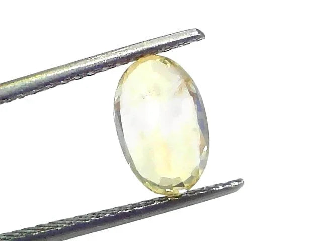 3.16 Ct IGI Certified Unheated Untreated Natural Ceylon Yellow Sapphire AA - Venus Gems