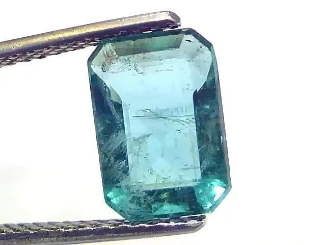 3.17 Ct GII Certified Untreated Natural Zambian Emerald Gemstones - Venus Gems