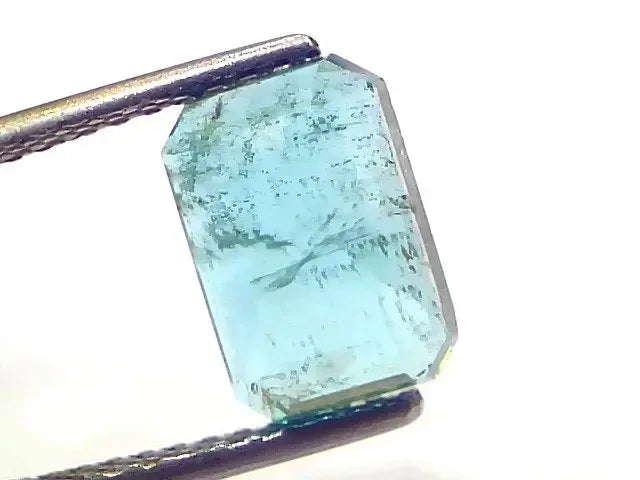 3.17 Ct GII Certified Untreated Natural Zambian Emerald Gemstones - Venus Gems