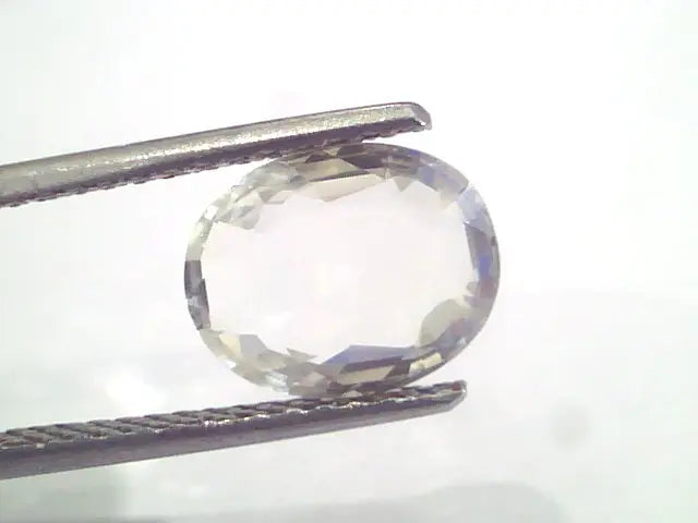 3.18 Ct Unheated Untreated Natural White Sapphire Gemstones