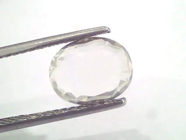 3.18 Ct Unheated Untreated Natural White Sapphire Gemstones