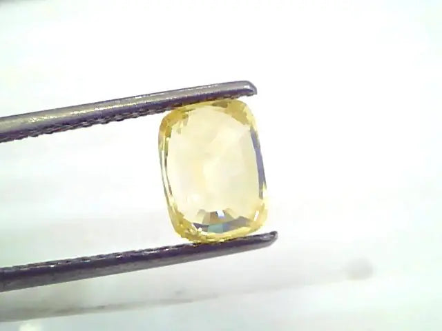 3.21 Ct 5.3 Ratti Unheated Untreated Natural Ceylon Yellow Sapphire