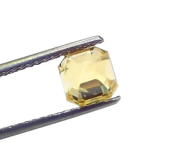 3.18 Ct IGI Certified Unheated Untreated Natural Ceylon Yellow Sapphire AAAAA - Venus Gems