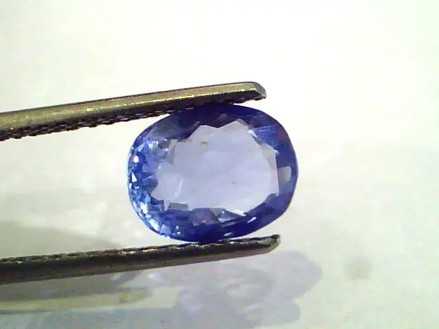 3.19 Ct Unheated Untreated Natural Ceylon Blue Sapphire Neelam Gems