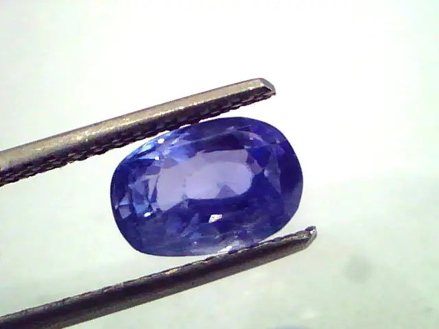 3.28 Ct Unheated Untreated Natural Ceylon Blue Sapphire/Neelam