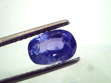 3.28 Ct Unheated Untreated Natural Ceylon Blue Sapphire/Neelam